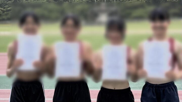 中学ジュニア女子4×100mR２連覇達成！！の画像